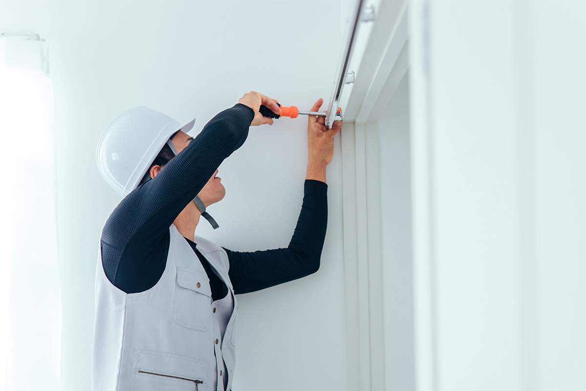 設備工事の様子